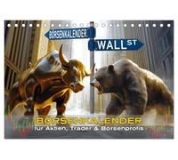 Börsenkalender - der Kalender für Aktien, Trader und Börsenprofis. (Tischkalender 2026 DIN A5 quer), CALVENDO Monatskalender: Börsenkalender - der ... und Wall Street inspirieren jeden Monat.