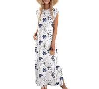 BOFETA Femme Léger élégante Robe De Fête Robe Imprimée Couleur L