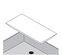 Boffi A45 WLAQAV01 Plaque de protection pour évacuation en Cristalplant®, WRAQAV01,