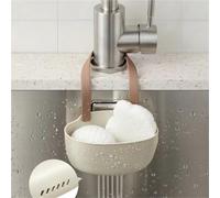 BOFIBO Unité De Cuisson Égouttoir d'évier en Aluminium for Cuisine, Rangement d'éponge, Support de Robinet, égouttoir à Savon, étagère, Panier, Organisateur, Accessoires de Salle de Bain(SS)