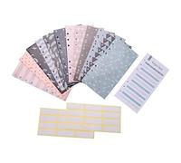 BOFRHME 12 Paquets D'Enveloppes BudgéTaires Enveloppe de Caisse StratifiéE pour BudgéTiser et éConomiser de L'Argent Organisateur de Gardien de Finances éTanche