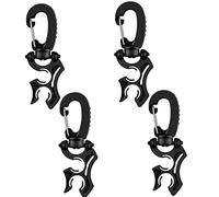 BOFRHME 4 PièCes SéRies PlongéE sous-Marine Double Support de Tuyau Pince PlongéE sous-Marine Double Pince de Tuyau Accessoires de PlongéE et de PlongéE en ApnéE