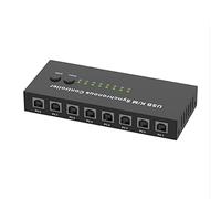 BOFRHME ContrrLeur Synchrone USB K/M Commutateur KVM à 8 Ports Plusieurs Ordinateurs Partagent 1 Ensemble de Souris et de