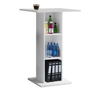 Bofus étagère de bureau avec plateau de table 3 tablettes blanc.