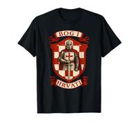 Bog I Hrvati - Dieu et Croates avec inscription en allemand Croatie T-Shirt