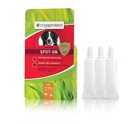 Bogaprotect Spot on pour Chiens - Anti-tiques - Protection Contre Les puces et Les tiques - Jusqu'à 12 semaines de Protection préventive Contre Les puces et Les tiques - Agent Actif à Base de Plantes