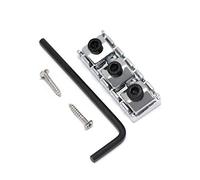 Bogart Écrou de verrouillage de cordes de guitare électrique pour chevalet de trémolo Floyd Rose avec vis de montage et clé chromée.