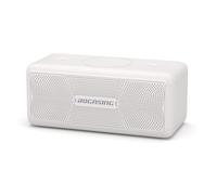 BOGASING Enceinte Puissante M5, 40W Surround Stéréo, Basses Profondes Haut Parleur, Autonomie 30 h, Bluetooth 5.3, Étanche IPX7, EQ, AUX, TF Carte, USB, sans Fil Portable pour d'Extérieur (Blanc)