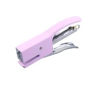 BOGAZY Agrafeuse Pince À Reliure Classique, Agrafeuse Main, Machine d'emballage Permettant D'économiser du Travail, Petit Classeur De Bureau Fourniture Bureau(Purple)