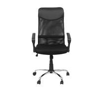BOGAZY Chaise Bureau Chaise de Bureau Chaise De Bureau Ergonomique Chaise Confortable en Maille À Dossier Moyen avec Accoudoirs Hauteur Réglable Noir Siege Bureau Fauteuil Bureau
