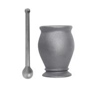 BOGAZY Ensemble Mortier Ensemble De Pilon À Ail Et À Poivre en Fonte Mortiers Et Pilons