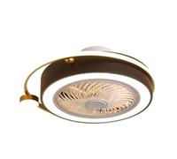 BOGAZY Ventilateur Lumiere Plafond Remote Control Quiet Ceiling Fan Creative Invisible Light Lighting for Living Room Bedroom LED Salon Chambre