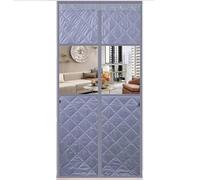 BOGDTF Rideau de Porte Isolant Transparent - Couverture de Porte Thermique magnétique imperméable Coupe-Vent Rideau isolé Isolation Thermique couloirs Rideau de Porte résistant au Froid, 100x210cm