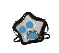BOGEEL Itabag Sac à dos multifonction en forme d'étoile en cuir PU pour affichage d'anime