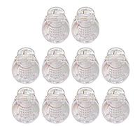 BOGEEL Lot de 10 pinces à cheveux en acrylique transparent pour femme et fille