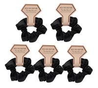 BOGEEL Lot de 5 chouchous pour demoiselle d'honneur, queue de cheval, accessoires de fête de mariage, chouchous pour demoiselle d'honneur, bal de fin d'année, cadeaux