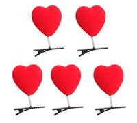 BOGEEL Lot de 5 pinces à cheveux en forme de canard pour fille, carnaval, fête, fille, femme, printemps