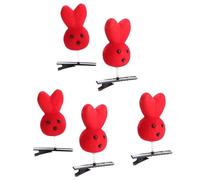 BOGEEL Lot de 5 pinces à cheveux en forme de canard pour fille, carnaval, fête, fille, femme, printemps