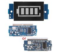 BOGEEL Module de capacité unique 3,7 V 4,2 V avec écran bleu, circuit imprimé + composants électroniques