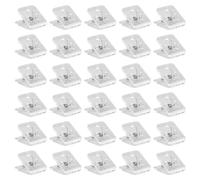 BOGEEL Pinces carrées pratiques en acrylique multi-usages pour documents, photos, notes