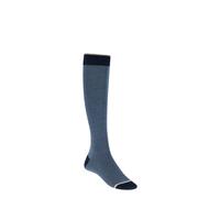 Boggi Milano Chaussettes montantes bleu marine / bleu chiné, Taille 41-46