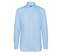 Boggi Milano - Chemise en lin - coupe droite - Homme - Chemises - Bleu - Taille: XL
