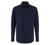 Boggi Milano - Polo Regular Fit en Coton et Soie - Homme - Chemises - Bleu - Taille: M