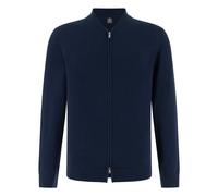 Boggi Milano - Cotton Full Zip Bomber Sweater - Homme - Pulls - Bleu - Taille: L