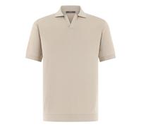 Boggi Milano - Polo à col ouvert en coton gazé - Homme - Pulls - Beige - Taille: 2XL