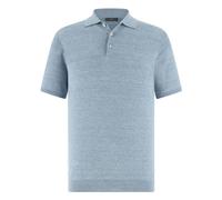 Boggi Milano - Polo Maille en Lin et Coton - Homme - Pulls - Bleu - Taille: S