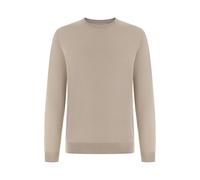 Boggi Milano Pull-over ' Crew Neck Jumper in Superfine Wool ' sable, Taille S