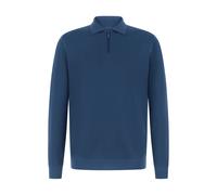 Boggi Milano - Polo Tricot Demi-Zip B Tech - Homme - Pulls - Bleu - Taille: L