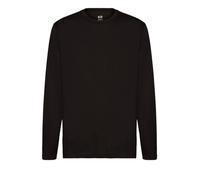 Boggi Milano, Homme, Tops, Noir, Taille: L T-shirt à manches longues en jersey de coton Pima