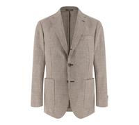 Boggi Milano Veste de costume 'Prince of Wales' écru / marron, Taille 50