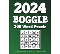 Boggle 2024 Puzzle Book: Unlock Your Potential Daily with a New Challenge , Enjoy 366 puzzles , 8.50 x 11 in, Puzzles & Solutions.
