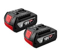 BOGJFC 18V 12Ah Batterie lithium-ion Compatible Avec Bosch Outils Électriques BAT609 BAT618 BAT619G 18650 550g Rechargeable Avec Option Chargeur(2PCS)