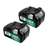 BOGJFC 36V 6800mAh Batterie Li-Ion 6.8Ah Remplacement Slide Compatible Pour HiKOKI/Hitachi Metabo HPT Outils Électriques BSL36A18 BSL1850 371751M 372121M Usage Atelier(2PCS)