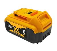 BOGJFC Batterie 20V Compatible Avec DeWalt 20V MAX, Li-Ion 6Ah/8Ah, BMS Intégré, Voyant LED, Usage Par Temps Froid, Pour Perceuses, Scies Et Outils De Chantier(1PCS 6Ah)