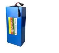 BOGJFC Batterie 48V 20Ah Lithium Ion Avec BMS Intégré Prise T DC Pour Velo Electrique Trottinette Tricycle Moto Et Alimentation De Secours 13S6P 18650 Bleu 20A 500~1000W