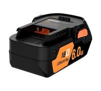 BOGJFC Batterie Li-Ion 18V 6000mAh, Compatible Avec RIDGID 18V R840083 R840085 R840086 R840087 Série, Compatible Avec AEG 18V Outil Sans Fil(1PC 6000mAh)