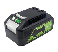 BOGJFC Batterie Li-Ion 24V 3.0Ah/6.0Ah Compatible Avec Greenworks Outils 24V MO24B410 MO48L4211 HT24B210 21342 Batterie Pour Outils De Jardin Sans Fil(1PCS 6Ah 24V)