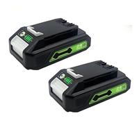 BOGJFC Batterie Li-Ion 24V 3.0Ah/6.0Ah Compatible Avec Greenworks Outils 24V MO24B410 MO48L4211 HT24B210 21342 Batterie Pour Outils De Jardin Sans Fil(2PCS 3Ah 24V)