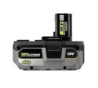 BOGJFC Batterie Lithium Ion 18V Compatible Avec Ryobi One+ 4,0Ah/6,0Ah/8,0Ah Pour Outils Sans Fil, Perceuses Meuleuses Visseuses, Boîtier Noir, Autonomie Longue(4.0Ah)