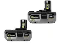 BOGJFC Batterie Lithium Ion 18V Compatible Avec Ryobi One+ 4,0Ah/6,0Ah/8,0Ah Pour Outils Sans Fil, Perceuses Meuleuses Visseuses, Boîtier Noir, Autonomie Longue(2PCS 8Ah)