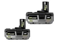 BOGJFC Batterie Lithium Ion 18V Compatible Avec Ryobi One+ 4,0Ah/6,0Ah/8,0Ah Pour Outils Sans Fil, Perceuses Meuleuses Visseuses, Boîtier Noir, Autonomie Longue(2PCS 6Ah)