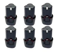 BOGJFC Batterie Pour Visseuse Perceuse 12V 9800mAh Type B Li-Ion Pour Perceuses Et Tournevis Avec Protection Contre La Surchauffe Et La Surcharge Pour Atelier Et Maison(6pcs battery)