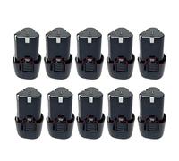 BOGJFC Batterie Pour Visseuse Perceuse 12V 9800mAh Type B Li-Ion Pour Perceuses Et Tournevis Avec Protection Contre La Surchauffe Et La Surcharge Pour Atelier Et Maison(10pcs battery)