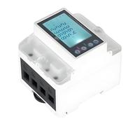 BOGJFC Compteur D'Énergie Triphasé 4 Fils 380V 100A Avec Contrôle Via App Protection Surtension Sous Tension Surintensité Température Réenclenchement Automatique Déséquilibre De Phase