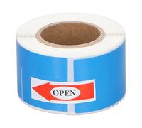 Bognajin 100PCS Thermal Cable Label Roll, 25x38mm Waterproof Oil Resistant, Ink Unfettered Printing for Fiber Optic, Tail Fiber Jumper, Network Video Cable Identification (Blue)