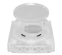 Bognajin Boîtier en plastique translucide pour Dreamcast DC, coque de remplacement avec support supérieur et inférieur pour les manettes et le modem, housse transparente rétro pour